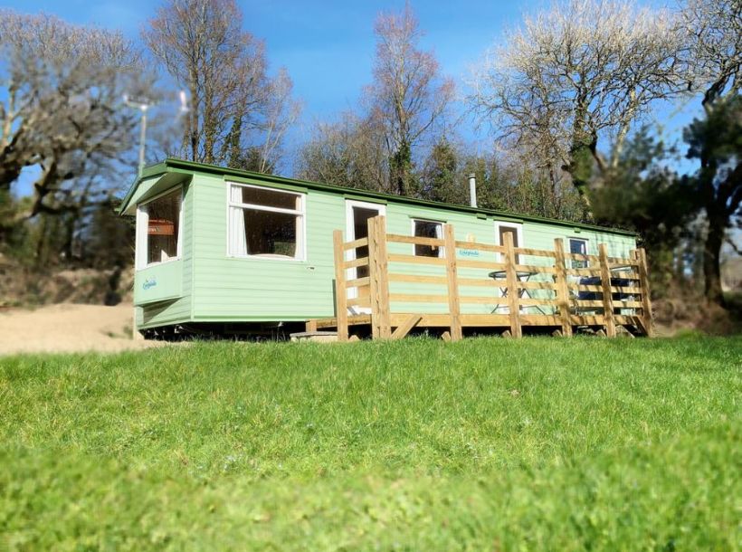 3 Berth Caravan to hire Trevoulter Farm Holidays Cornwall